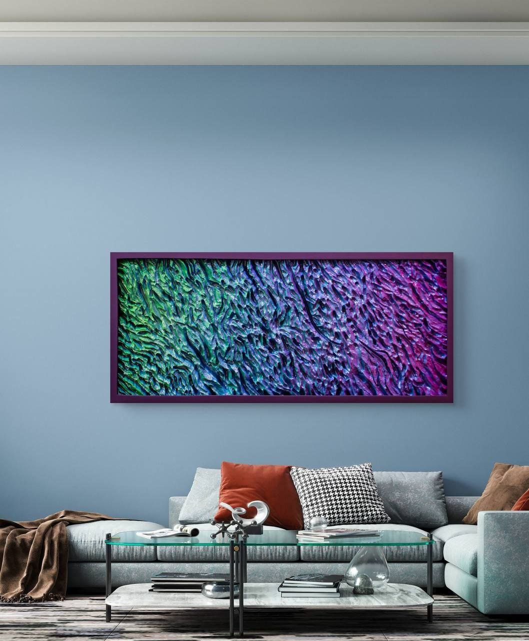 Art Abstrait Énergie Primordiale – Image 2
