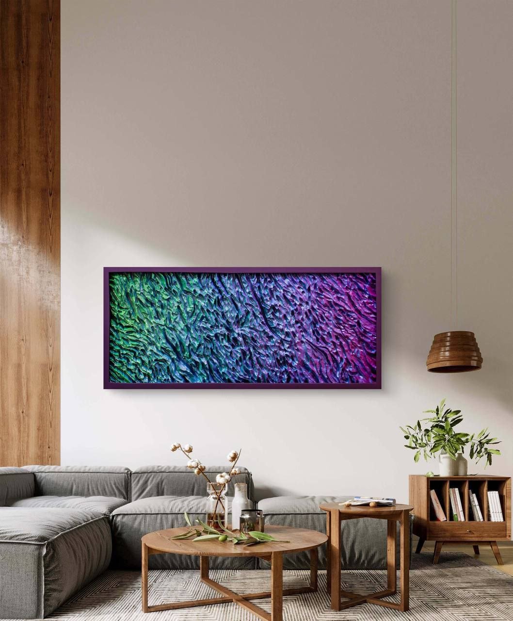 Art Abstrait Énergie Primordiale – Image 3