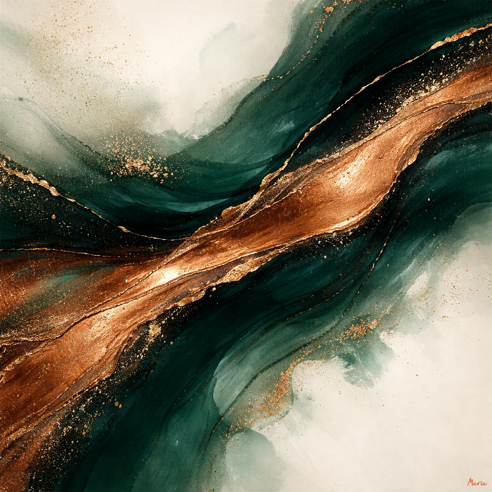 Art Abstrait Onde Solaire – Image 8
