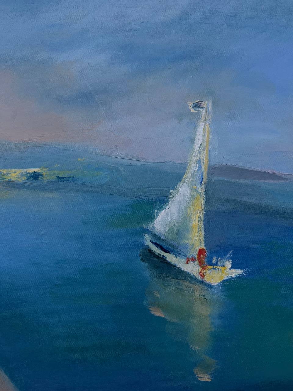 Une voile blanche solitaire brille (Marina del Rey, Los Angeles) – Image 7