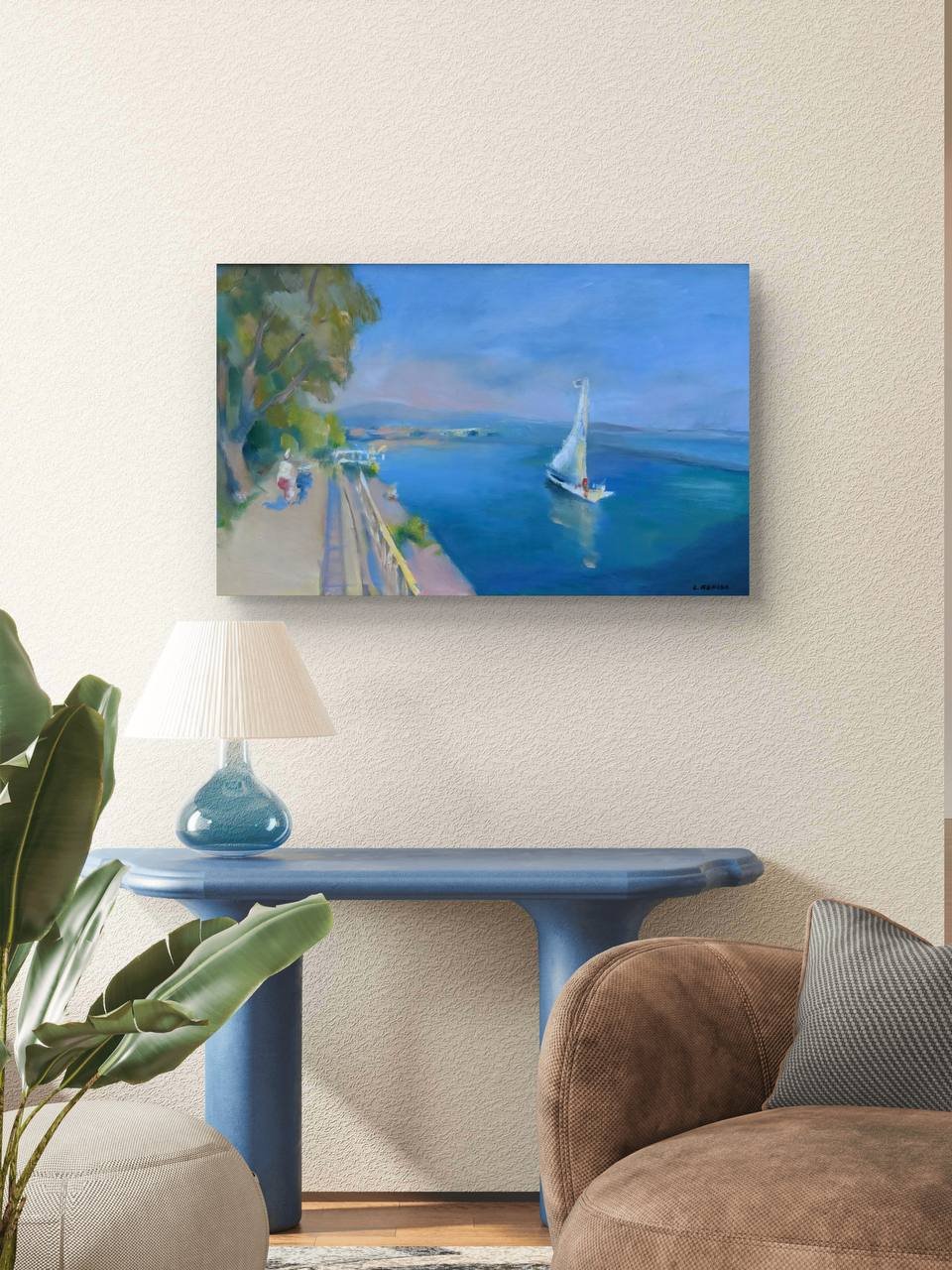 Une voile blanche solitaire brille (Marina del Rey, Los Angeles) – Image 6